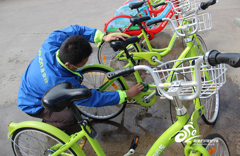 公共自行车开展安全检查，保障市民绿色出行10
