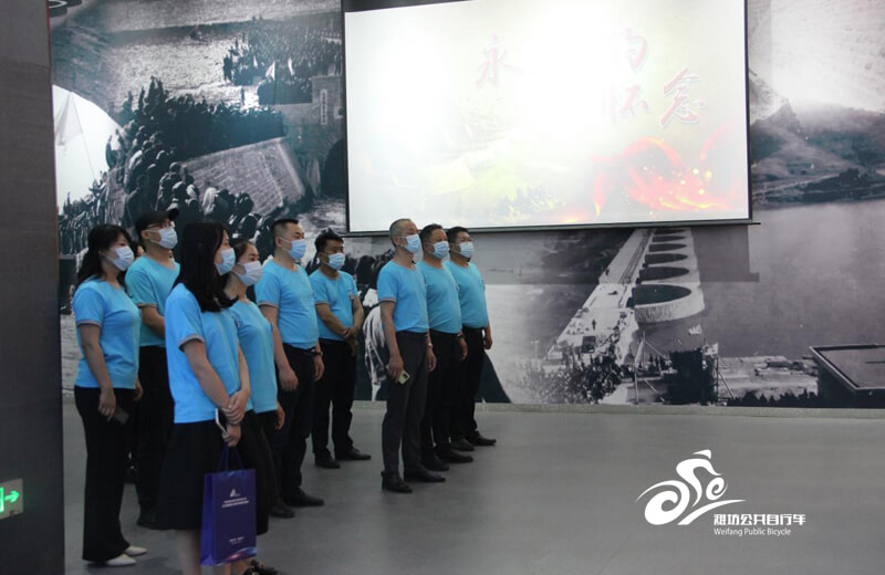 市区公共自行车运营公司党支部赴淌水崖水库开展党史学习教育4
