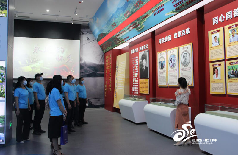 市区公共自行车运营公司党支部赴淌水崖水库开展党史学习教育13