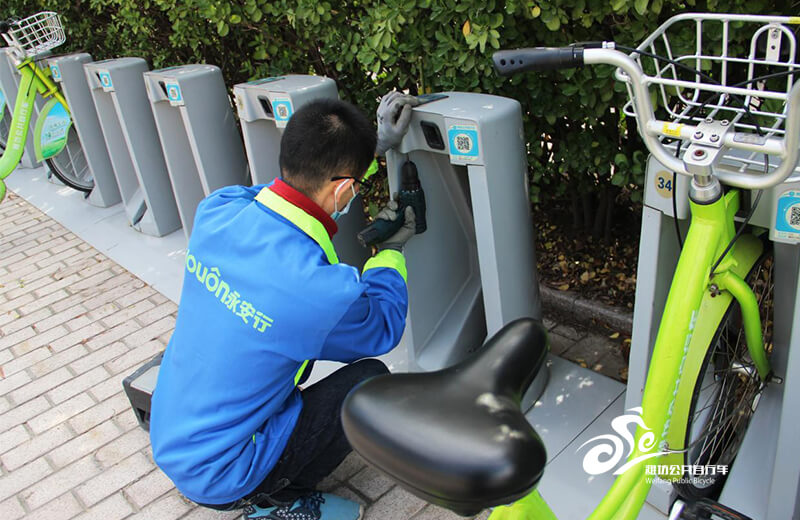 公共自行车开展安全检查，保障市民绿色出行9