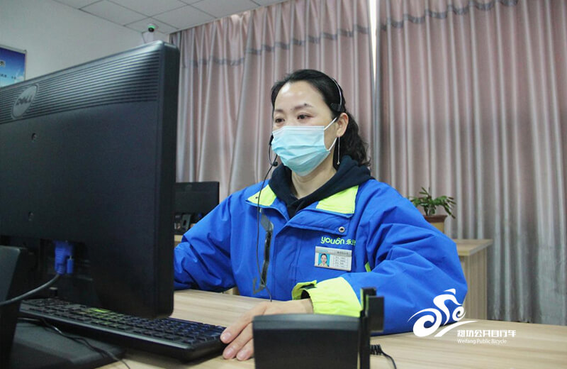 五一我在岗，潍坊公共自行车用心擦亮绿色出行服务底色1