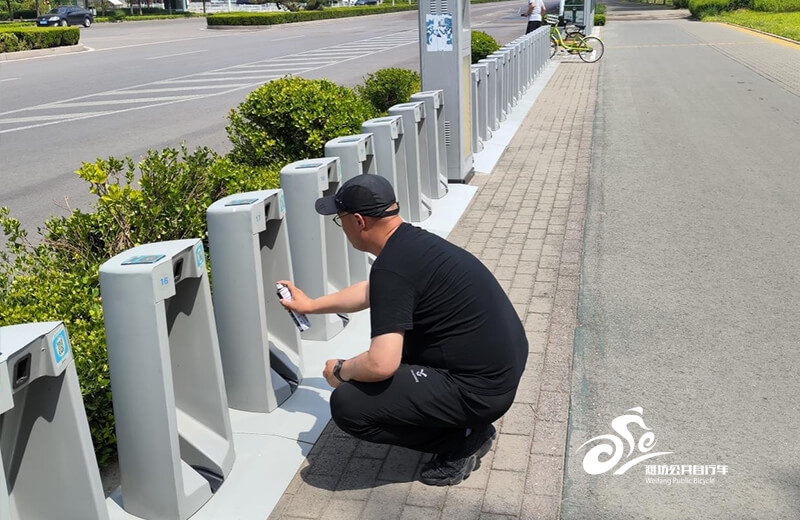 潍坊市区公共自行车：服务市民绿色出行按下加速键3