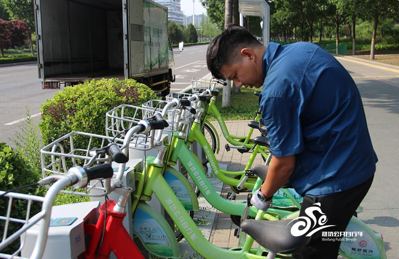 潍坊公共自行车全力保障高考绿色出行2