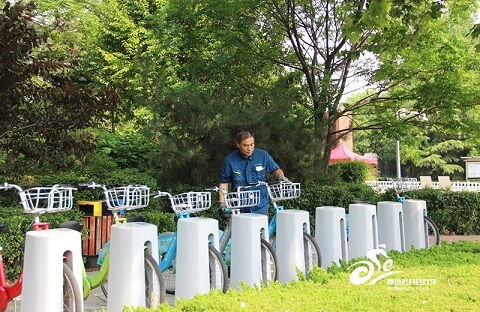 潍坊公共自行车全力保障高考绿色出行6
